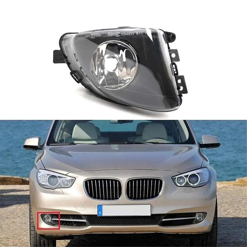 Right Front Bumper Fog Lamp with Halogen Bulb 63177199620 for 5 Series F07 Gt 535i 550i 2010-2017 Dr
