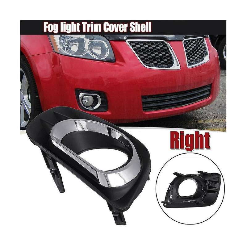 Right Front Bumper Fog Light Cover Fog Lamp Bezel Trim for 2009-2011