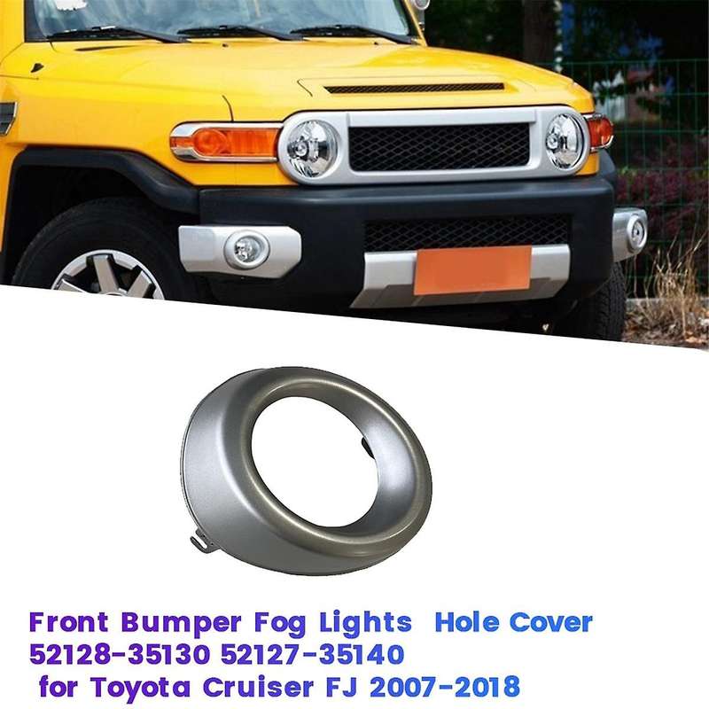 Right Front Bumper Fog Lights Hole Cover 52127-35140 for Cruiser 2007-2018 Fog Lamp Hole Caps 521273