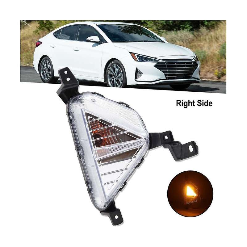 Right Front Bumper Fog Light Turn Signal Lamp Headlight for Sedan 2019-2020 92301-f2510 92302-f2510