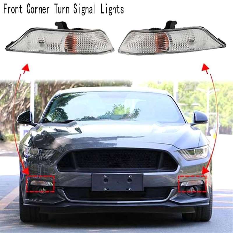 Right Front Bumper Fog Light Turn Signal Lights Corner Lamp with Bulbs for 2015 2016 2017 Fr3b-13200