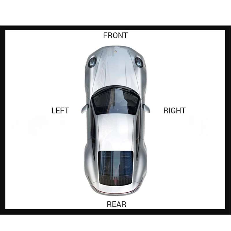 Right Front Bumper Fog Light Trim Frame Cap Chrome Running Light Cover for - C-Class W204 C63 204885