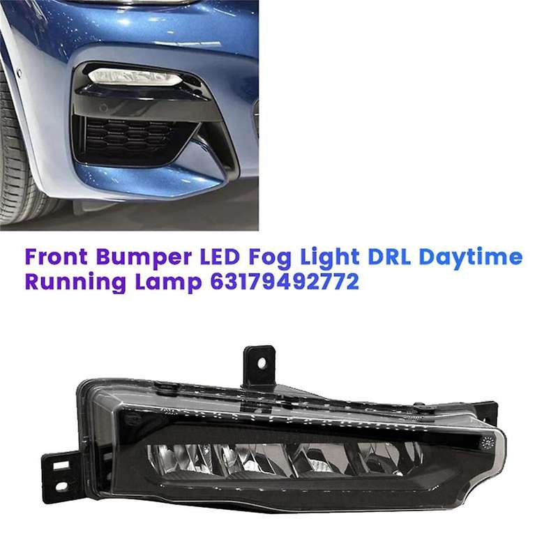 Right Front Bumper LED Fog Light Daytime Running Lamp 63179492772 for X3 G01 F97 X4 G02 2017-2021 DR
