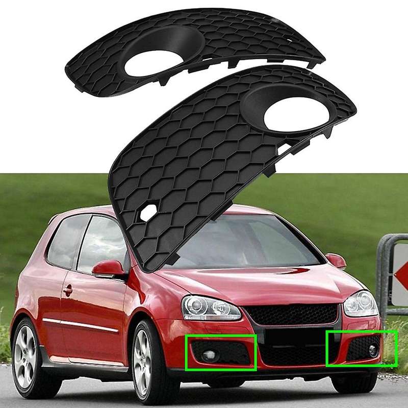 Right Front Bumper Lower Grill Fog Light Grille Cover for Mk5 Golf 2006-2008 1K0853666P