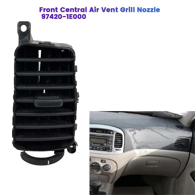 Right Front Central Air Vent Nozzle 97420-1E000 for Accent Hatchback 2006-2011 Middle Dashboard Air