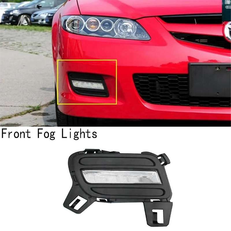 Right Front Fog Lights Turn Signal Light for 6 2008-2013 Daytime Running Lights