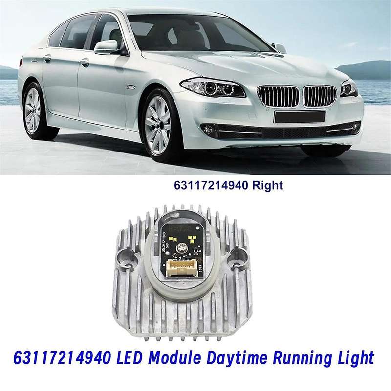 Right Front Headlight Angel Eyes 63117214940 for 5 G30 G31 G38 16-2018 LED Daytime Running Light Mod