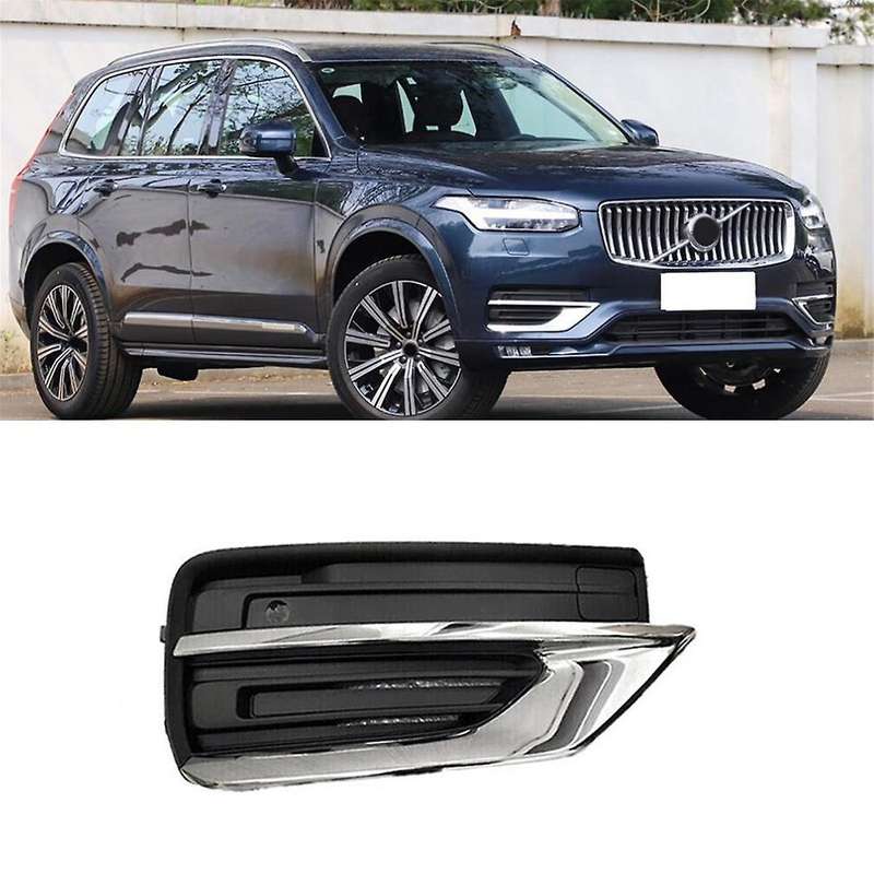 Right Front Lower Bumper Fog Light Grille Trim Chrome Cover 31663515 for XC90 19-22 31663513 316635