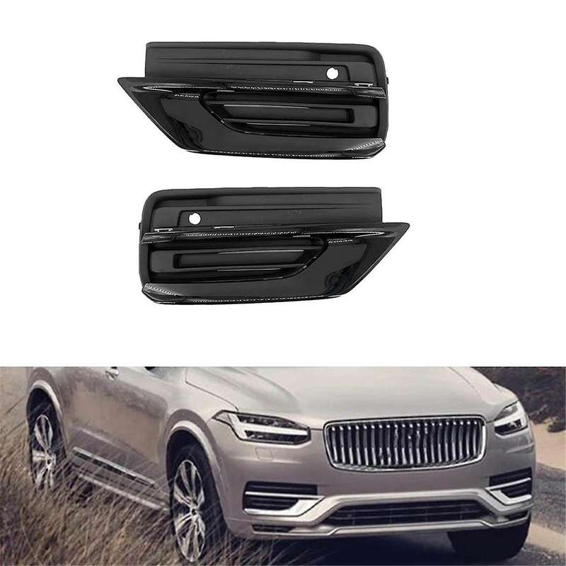 Right Front Lower Bumper Grilles Trim Cover 31663515 for XC90 2019-2022 Fog Light Grill 31663513 316