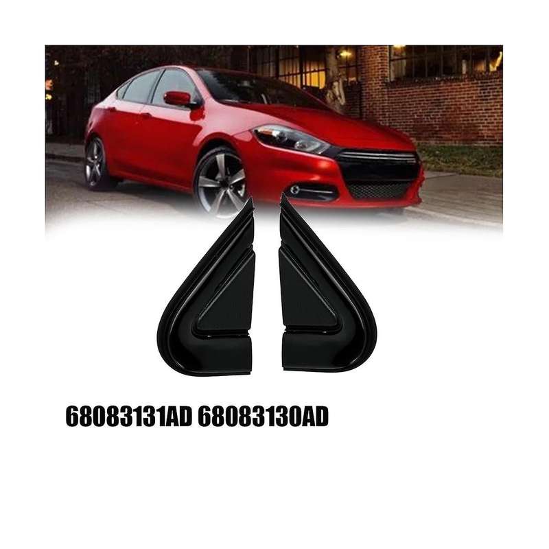 Right Front Side Door Corner Molding Trim Plate 68083130AD for 2012-2016 A Pillar Window Triangle Co