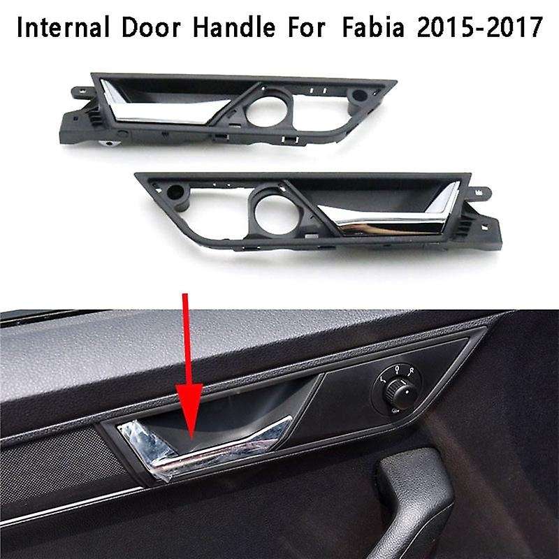 Right Internal Door Handle Car Door Internal Actuator for Fabia 2015-2017 6v0837221a 6v08222a