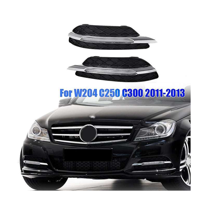 Right Led Drl Daytime Running Lights Fog Light Lamp Fit for C-class W204 C250 C300 11-13