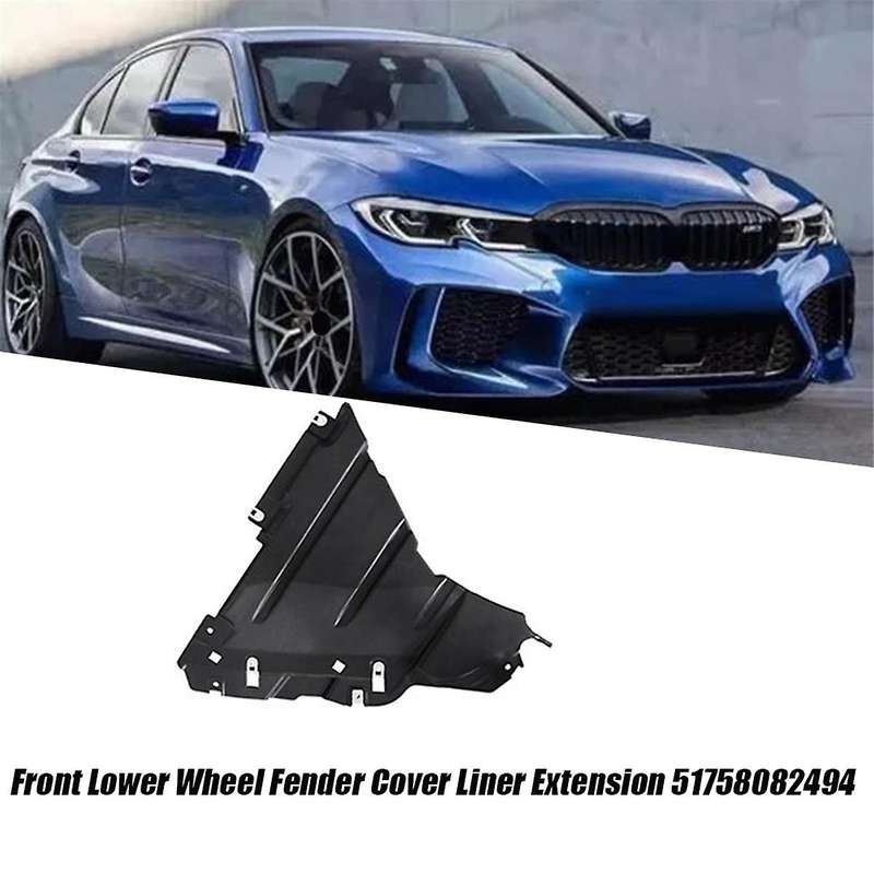 Right Lower Wheel Cover Plate 51758082494 for 3 4 Series G80 G81 G82 2020-2024 Front Liner Extension