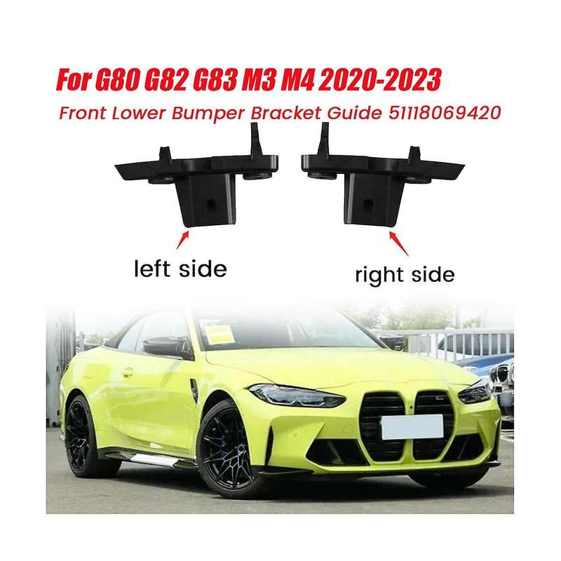 Right Lower Front Bumper Guide 51118069420 for G80 G82 G83 M3 2020-2023 Car Bumper Inner Bracket Cov