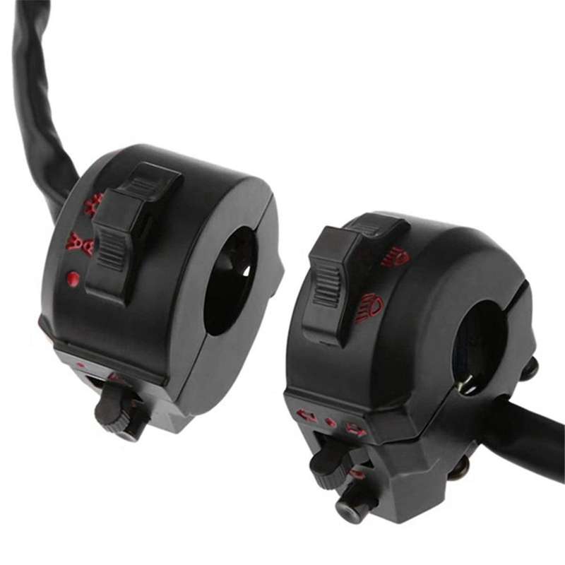 Right Motorcycle Handlebar Switch Horn Turn Signal Far Near Lamp Switch Assembly for XL XR 250 400 6