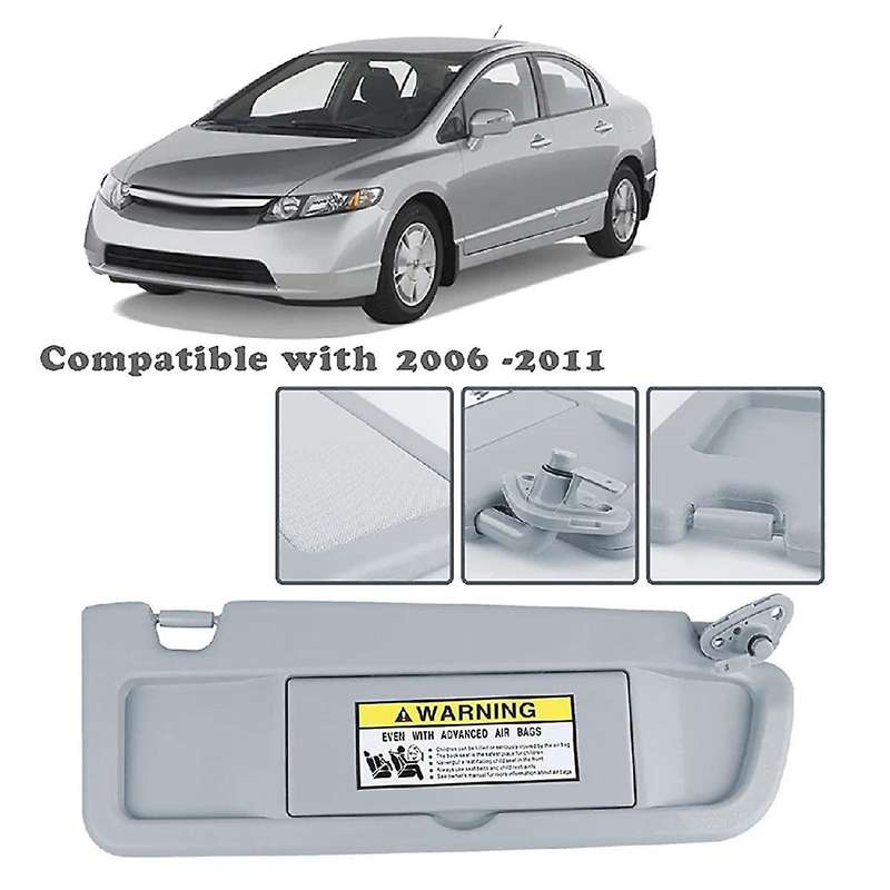 Right Passenger Side Sun Visors for 2006-2011 Visor Assembly 83230--A01ZB
