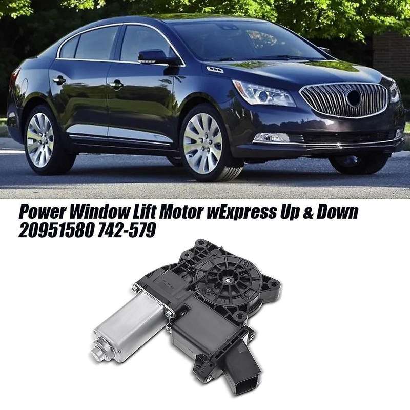 Right Power Window Lift Motor W/express Up & Down for 2010-2016 20951580 742-579 Window Glass Regul