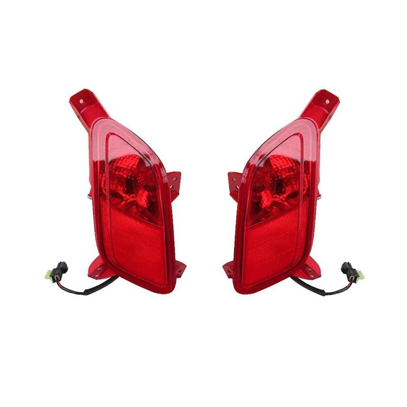 Right Rear Bumper Light Reflector Brake Stop Fog Tail Warning Signal Lamp for 2012-2017