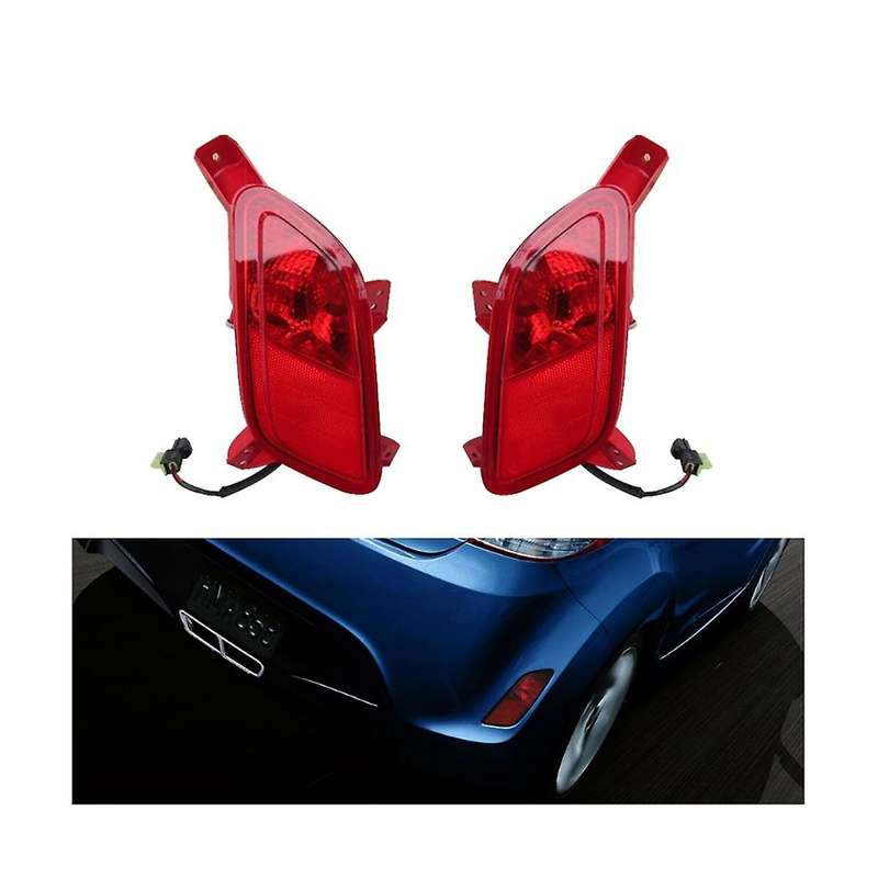 Right Rear Bumper Light Reflector Brake Stop Fog Tail Warning Signal Lamp for 2012-2017