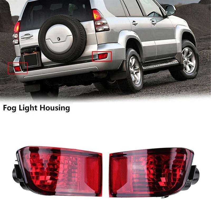 Right Rear Bumper Light Reflector Lamp for Land Cruiser Prado 120 Series Grj120 Trj120 Fj120 81581-6