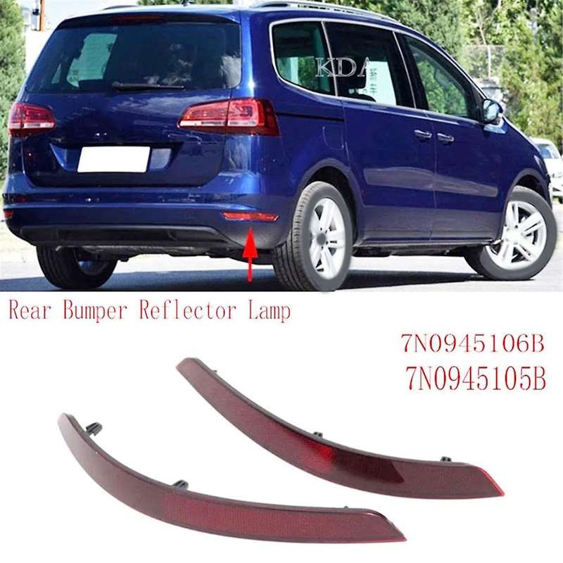 Right Rear Bumper Reflector Lamp 2011-2016 7N0945106B