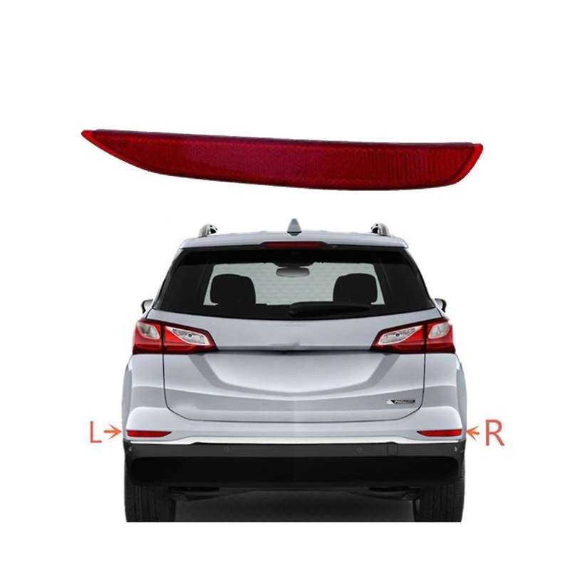 Right Rear Bumper Reflector Light Red Lens for 2018 2019 2020 Taillight Brake Lamp Parking Reflector