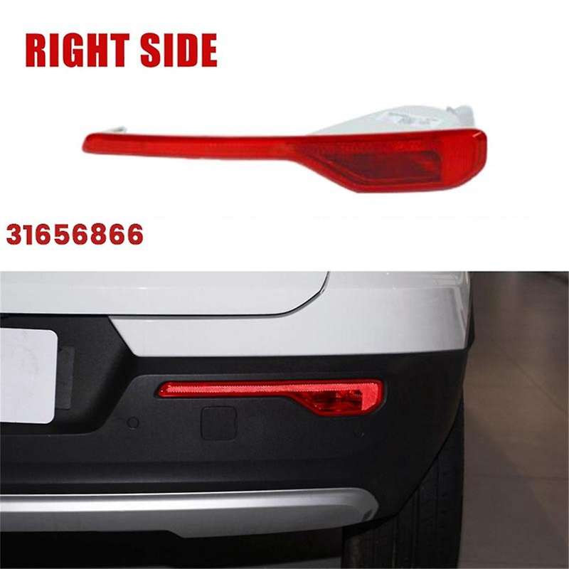 Right Rear Bumper Reflector Plate 31656866 for XC40 2018-2023 Brake Taillight Reflector Light Trim w