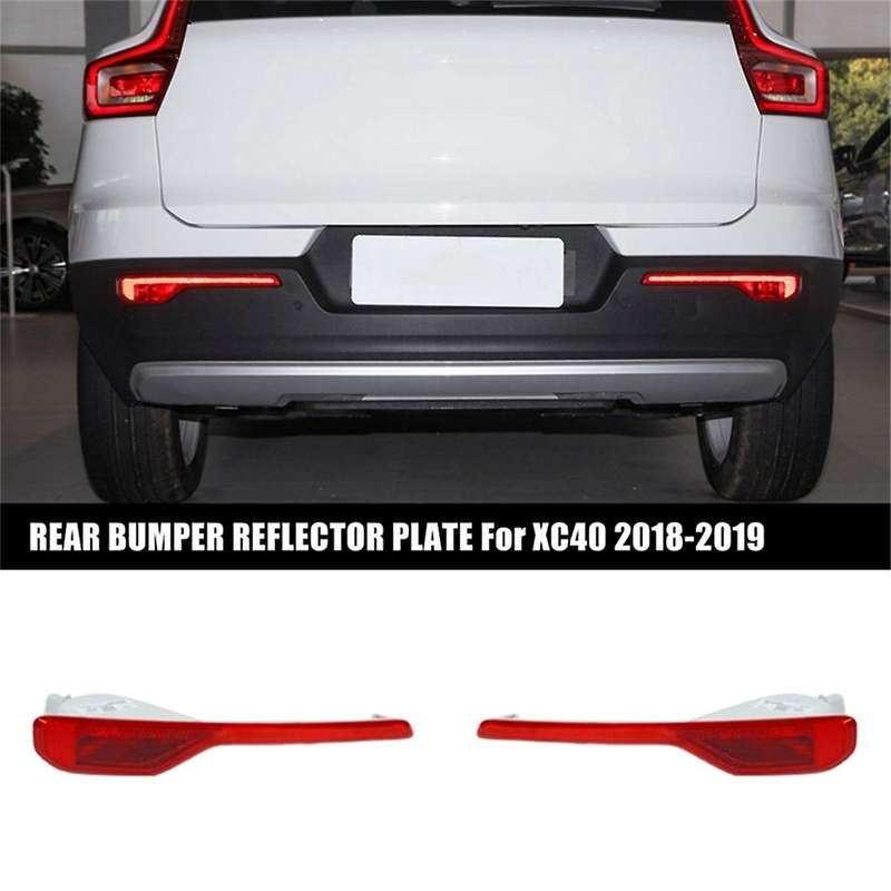 Right Rear Bumper Reflector Plate 31656866 for XC40 2018-2023 Brake Taillight Reflector Light Trim w