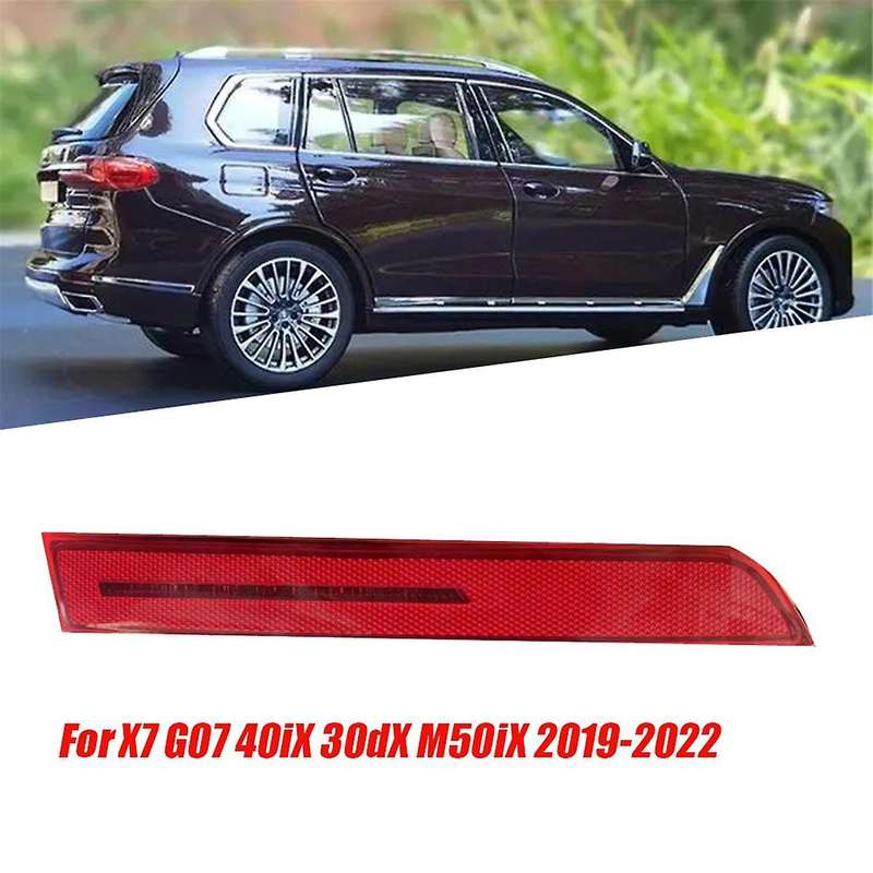 Right Rear Bumper Reflector W/ Fog Light 63147442307 for X7 G07 2018-2022 40IX 30DX M50IX Reflector