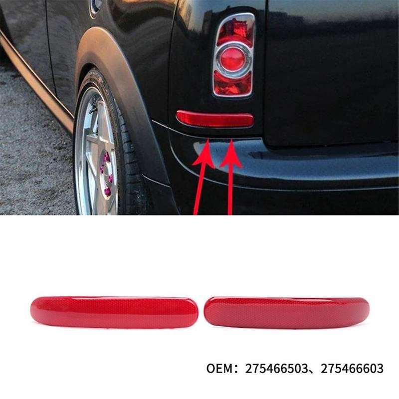 Right Rear Bumper Reflector Lights for R55 2008-2014 Tail Brake Turn Signal Lights 275466603