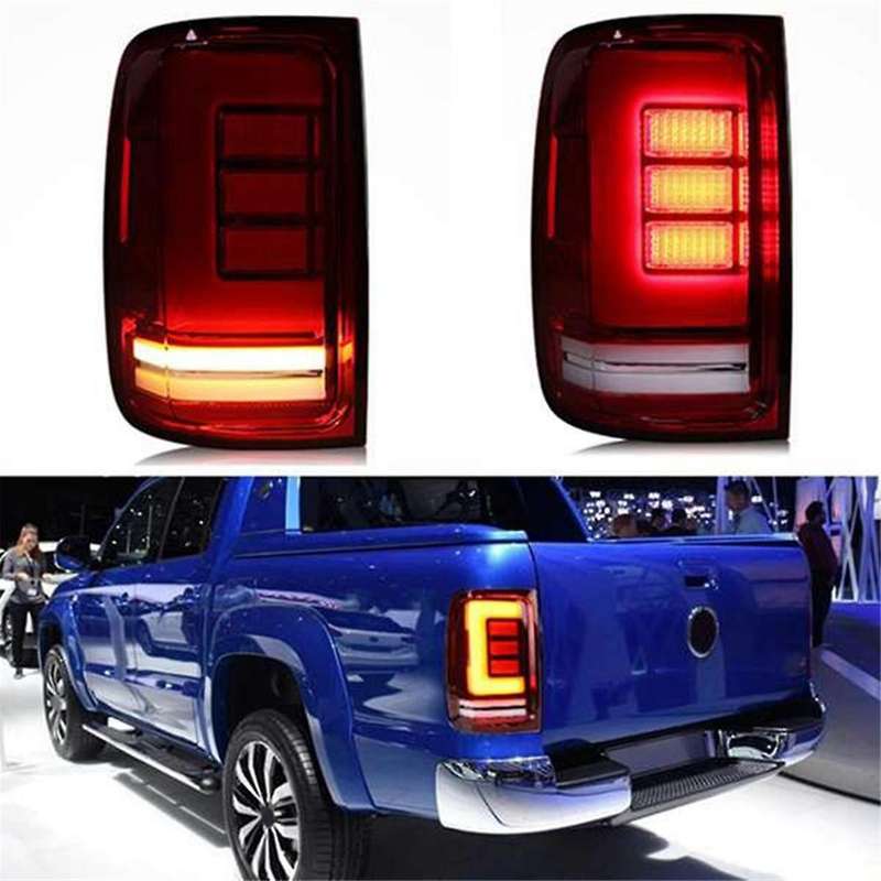 Right Rear LED Tail Light Assembly with Turn Signal Features for V6 Pickup 10-20 Brake Light Signal