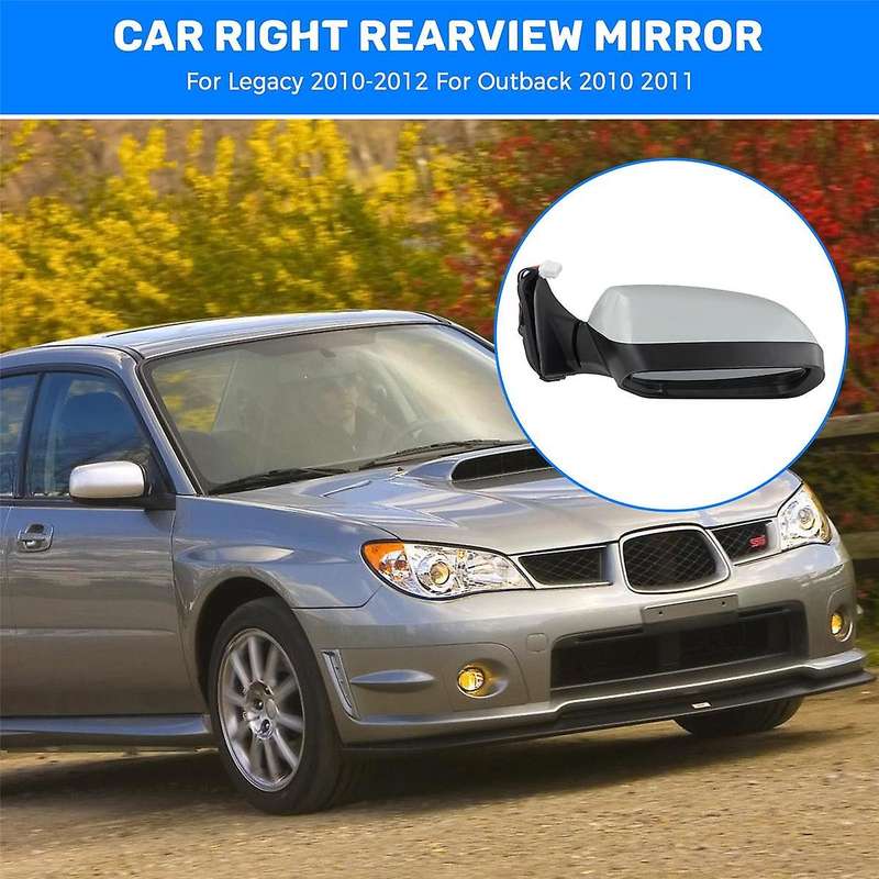 Right Rearview Mirror Assembly Car Rearview Mirror Reflector for Legacy 2010-2012 2010 2011