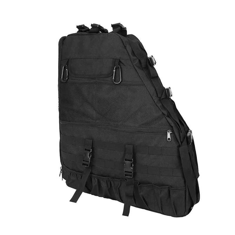 Right Roll Bar Storage Bag Cage Multi-pockets Organizers Cargo Bag Tool Bag for Jk 4-door 1997-2019