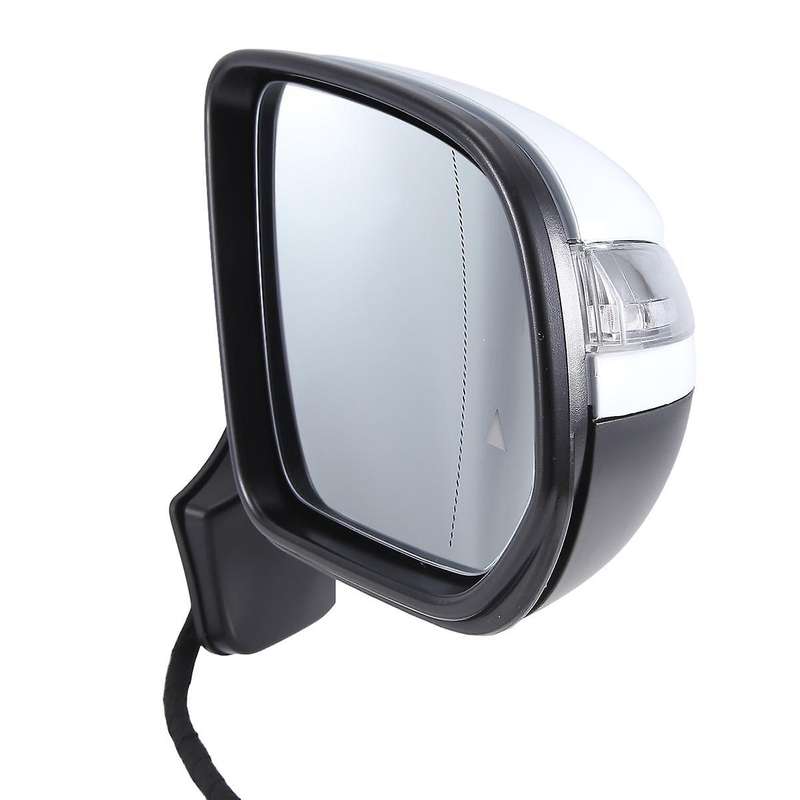 Right Side Door Mirror White for 2012- W463 Converted to W464 Style G Class G500 G550 G55 G63 G65