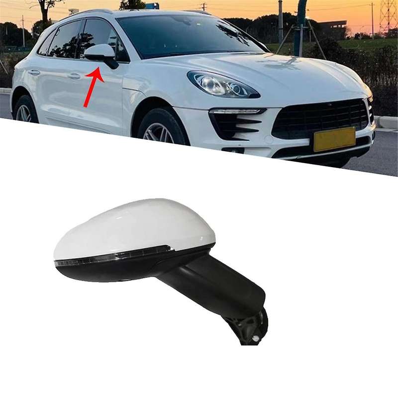 Right Side Door Electric Folding Rear View Mirror Assembly for 2015-2018 Outer Door Wing Mirror