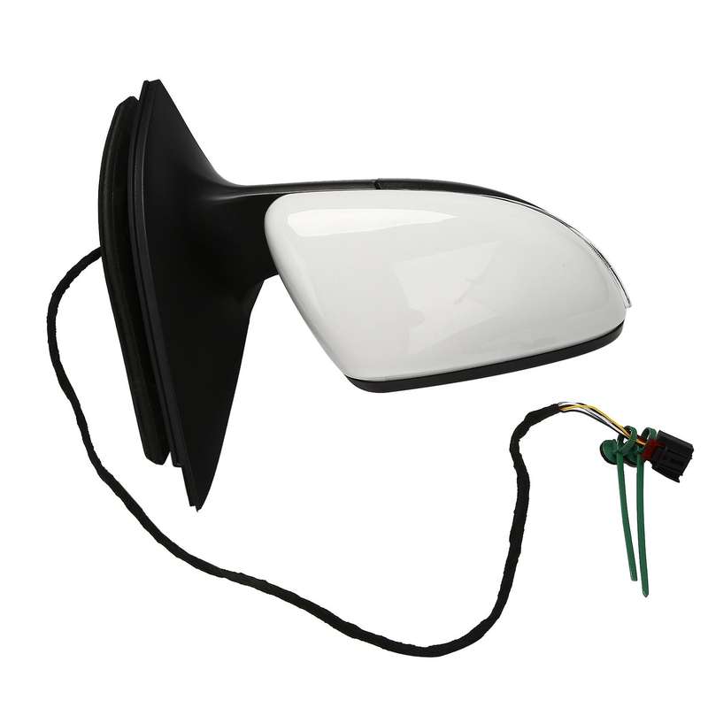 Right Side Door Rear View Mirror Assembly RH 6 Wires for Golf MK6 2009-2012 with Electric Adjustment