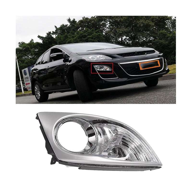 Right Side Front Bumper Corner Light Cover Fog Light Cover Fog Lamp Hood for Cx7 -7 2009-2011