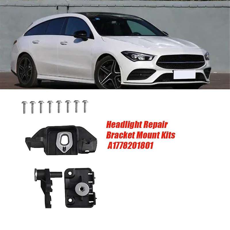 Right Side Headlight Repair Bracket Mount Kits A1778201801 for A CLA Class W177 W118 2018-2022 Fixed