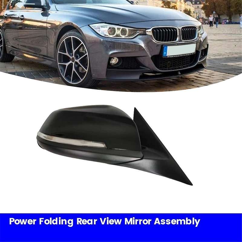 Right Side Power Folding Rear View Mirror Assembly for 3 Series F30 F35 2012-2018 Outer Door Wing Mi