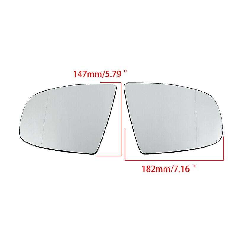 Right Side Rear View Mirror Side Mirror Glass Heated + Adjustment for X5 E70 2007-2013 X6 E71 E72 20