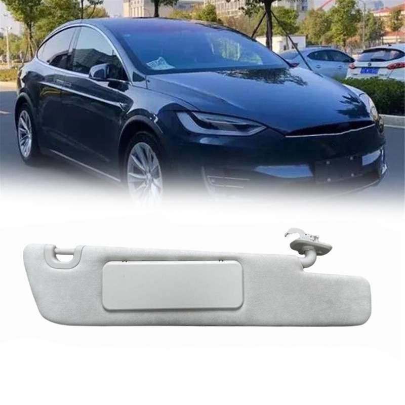 Right Side Sunshade with Mirror Sun Visor 103258200D for Model S Y 2012-2021 Shade Sunvisor 10325820