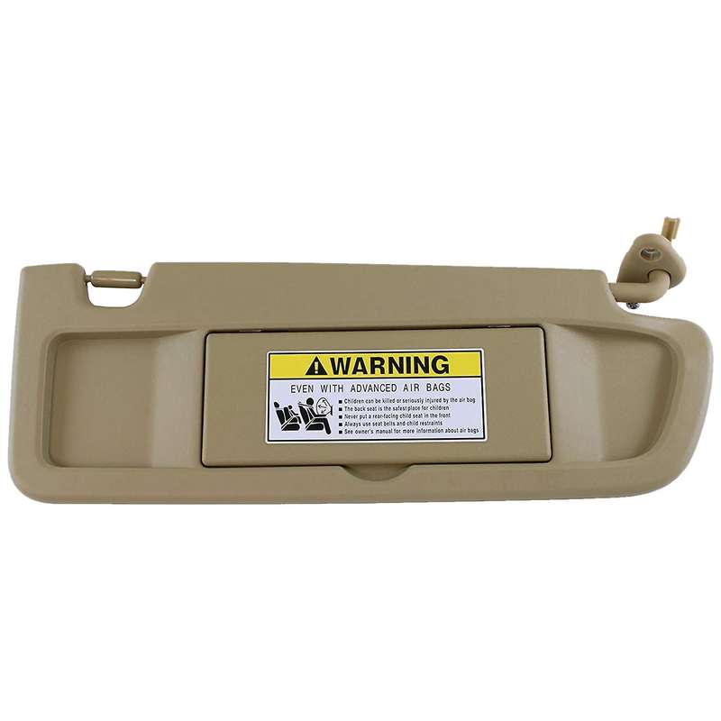 Right Side Sun Visor for 83230--A01ZB 2006 -2011 Sun Visor Assembly (Beige)