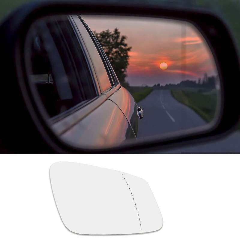 Right Side Wing Door Mirror Rearview Mirror Glass Heated 2-Pin for - 5 6 7 Series F07 F10 F11 F06 F1
