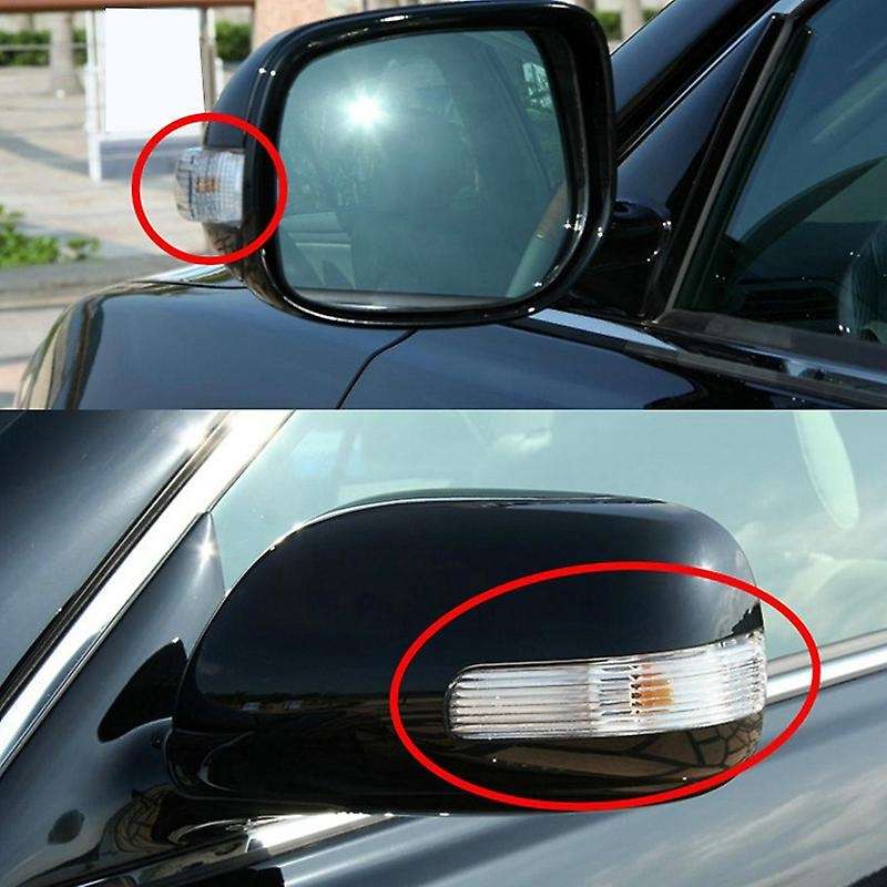 Right Side(Rh)Wing Mirror Door Indicator Lens Turn Signal Light Compatible 2006-2011 Vios 2008-2013