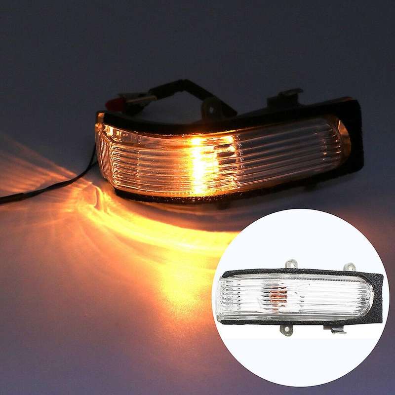 Right Side(Rh)Wing Mirror Door Indicator Lens Turn Signal Light Compatible 2006-2011 Vios 2008-2013