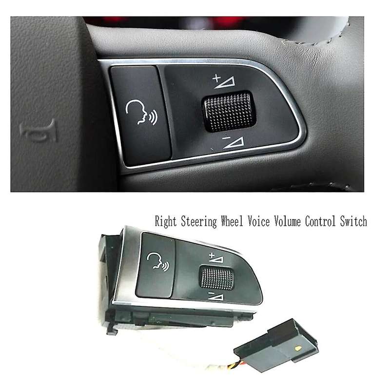 Right Steering Wheel Voice Volume Control Switch MFSW Control Switch for Q5 A3 A4 A5 A8L A7 A6 LHD 4
