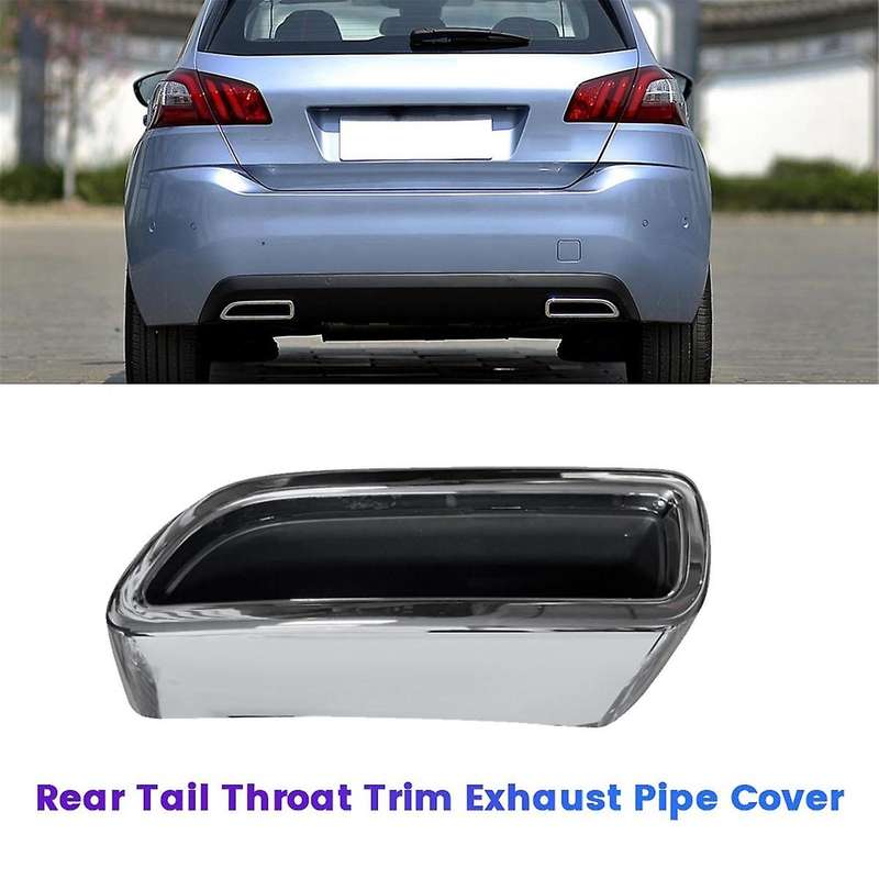Right Tail Throat Trim Exhaust Pipe Cover 9811520080 9811519080 for 308S 2015-2020 Rear Bracket Deco