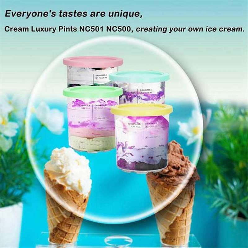 Ripple Ice Cream Cup NC500 NC501 is Suitable for Creami Ice Cream Storage Cup
