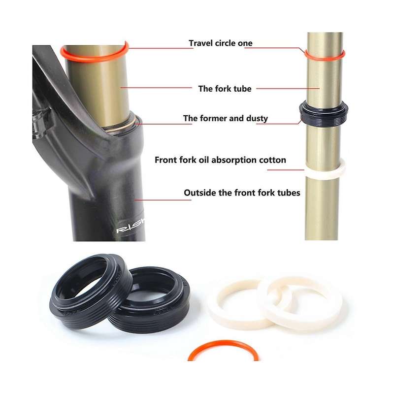 Risk Rl220 Mountain Bike 4 In 1 Shock Fork Dust Seal Mount Tool Driver Fits 32/34/35/36mm