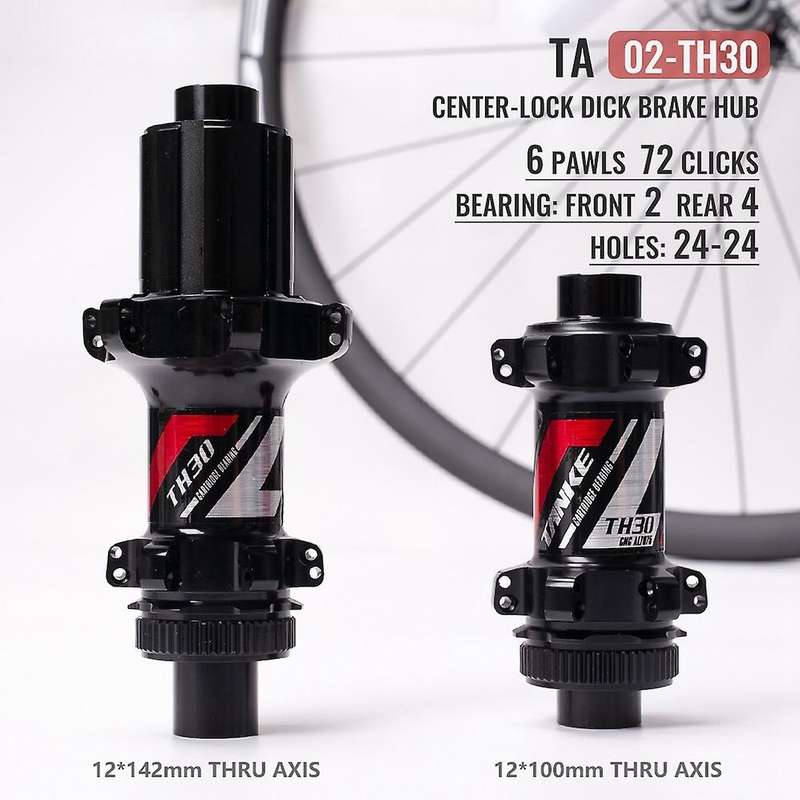 Road Bike 24 Holes Hub Aluminum Alloy Hub 6 Pawls 6 Bearing 72 Rings Clicks CNC Straight Spokes Disc